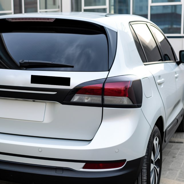 Autocollant De Voiture Couleur solide noire (Créateur téléchargé)