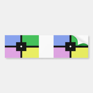 Autocollant De Voiture Couleurs abstraites