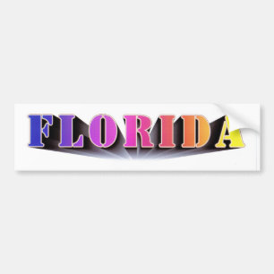 Autocollant De Voiture Couleurs de la Floride