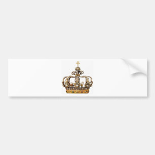 Autocollant De Voiture Couronne d'or I