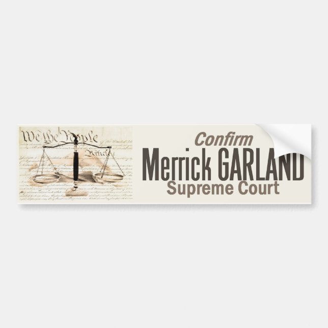 Autocollant De Voiture Court suprême de guirlande de Merrick (Devant)