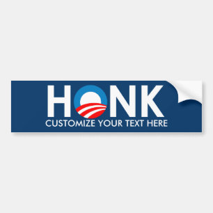 AUTOCOLLANT DE VOITURE COUTUME ANTI-OBAMA BUMPERSTICKER