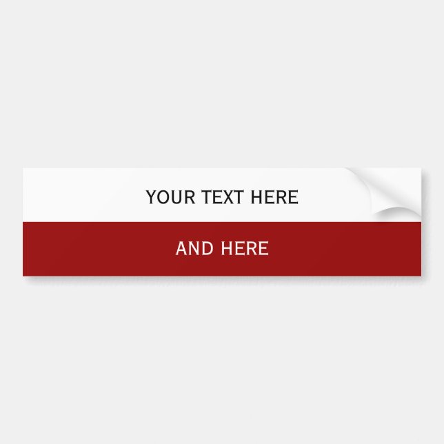 Autocollant De Voiture Coutume votre couleur des textes, d'image et (Devant)