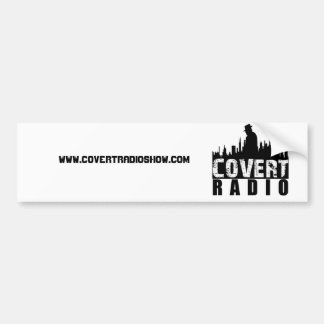 Autocollant De Voiture CovertR, www.covertradioshow.com