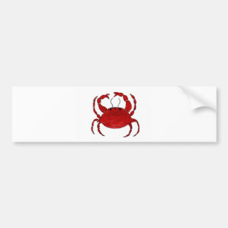 Autocollant De Voiture Crabe rouge