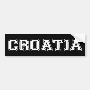 Autocollant De Voiture Croatie