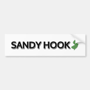 Autocollant De Voiture Crochet de Sandy, New Jersey