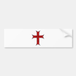 Autocollant De Voiture Croix de Templar