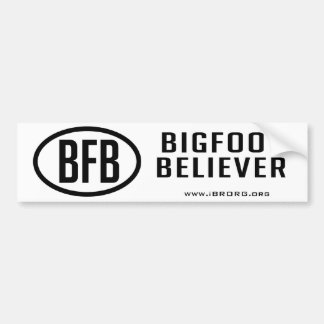 Autocollant De Voiture Croyant de Bigfoot