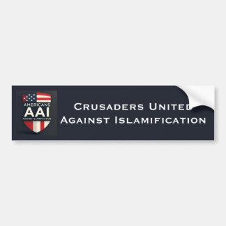 Autocollant De Voiture Crusaders United Against Islamification