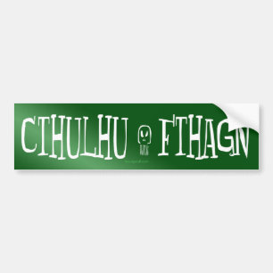 Autocollant De Voiture Cthulhu Fthagn