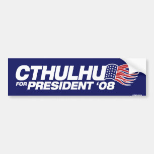 Autocollant De Voiture Cthulhu pour le Président adhésif pour pare-choc