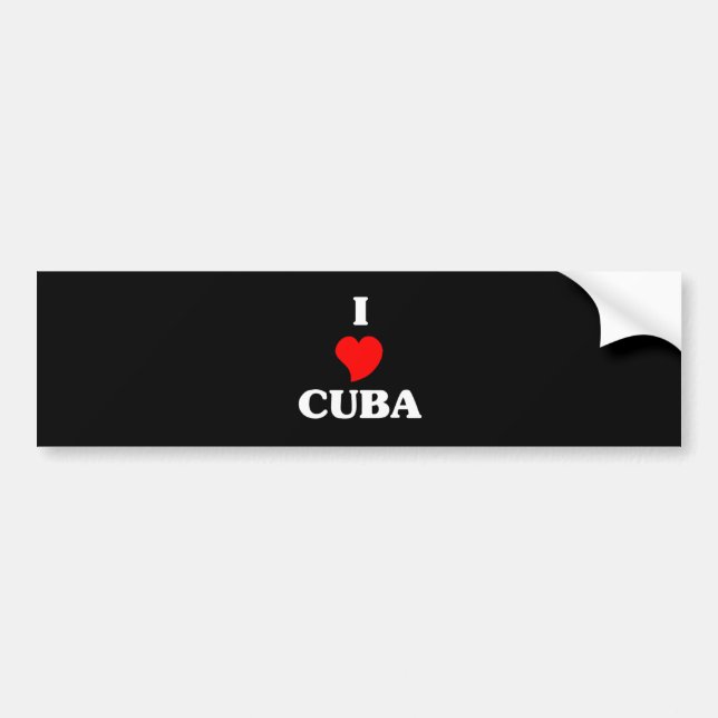AUTOCOLLANT DE VOITURE CUBA (Devant)