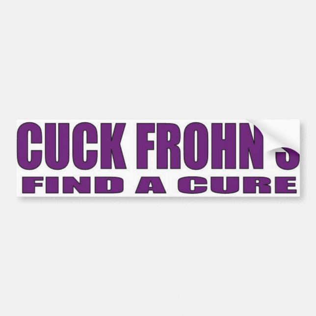 Autocollant De Voiture Cuck Frohns (Devant)