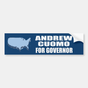 AUTOCOLLANT DE VOITURE CUOMO D'ANDREW POUR LE GOUVERNEUR