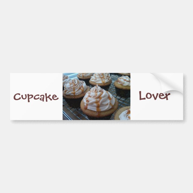 Autocollant De Voiture Cupcakes/Cuisine (Devant)