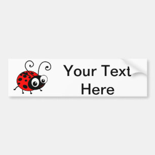 Autocollant De Voiture Cute Ladybug