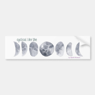 Autocollant De Voiture Cycle de la lune