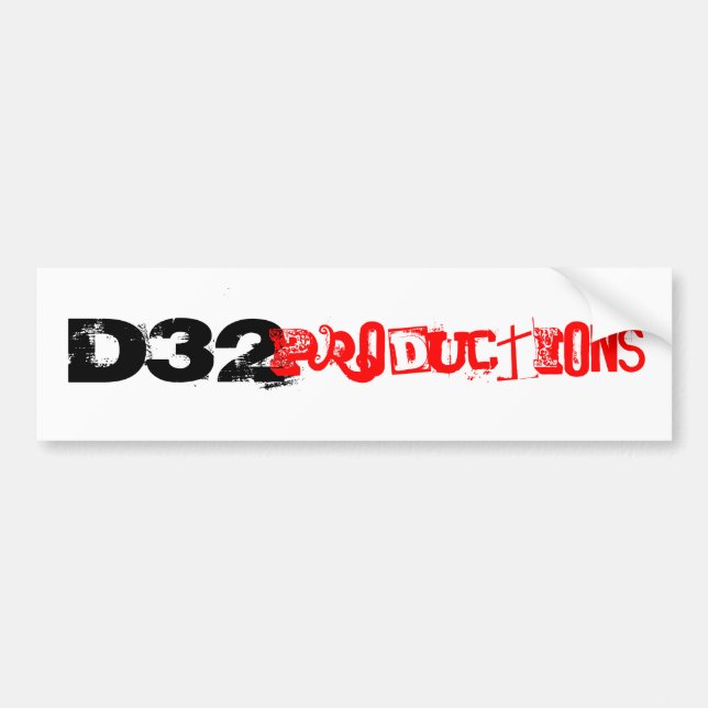 Autocollant De Voiture D32, productions (Devant)