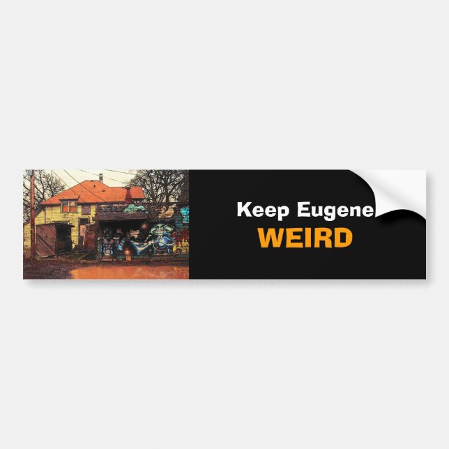 Autocollant De Voiture D'adhésif pour pare-chocs étrange d'Eugene (Devant)