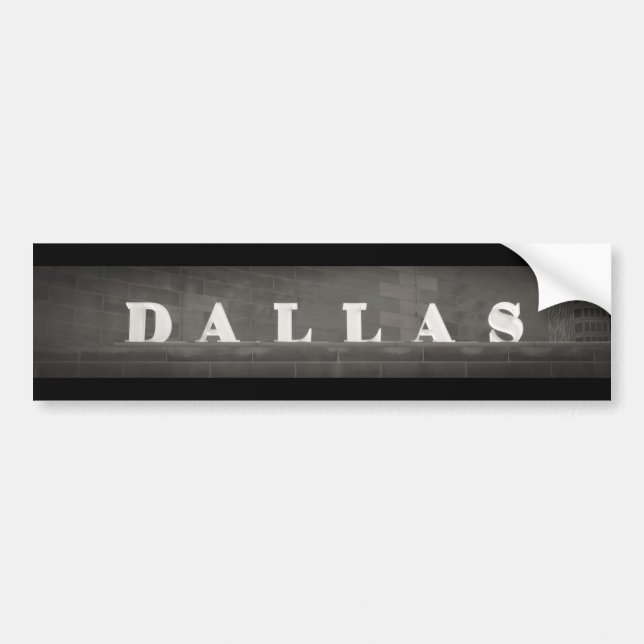 Autocollant De Voiture Dallas (Devant)