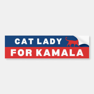 Autocollant De Voiture Dame de chat pour Kamala