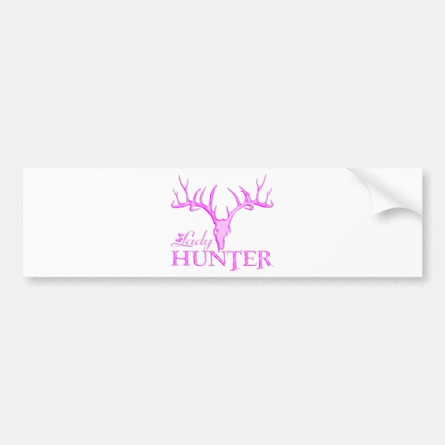 AUTOCOLLANT DE VOITURE DAME DEER HUNTER (Devant)