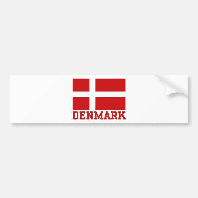Autocollant De Voiture Danemark (Devant)