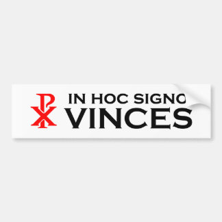Autocollant De Voiture Dans Signo hoc Vinces