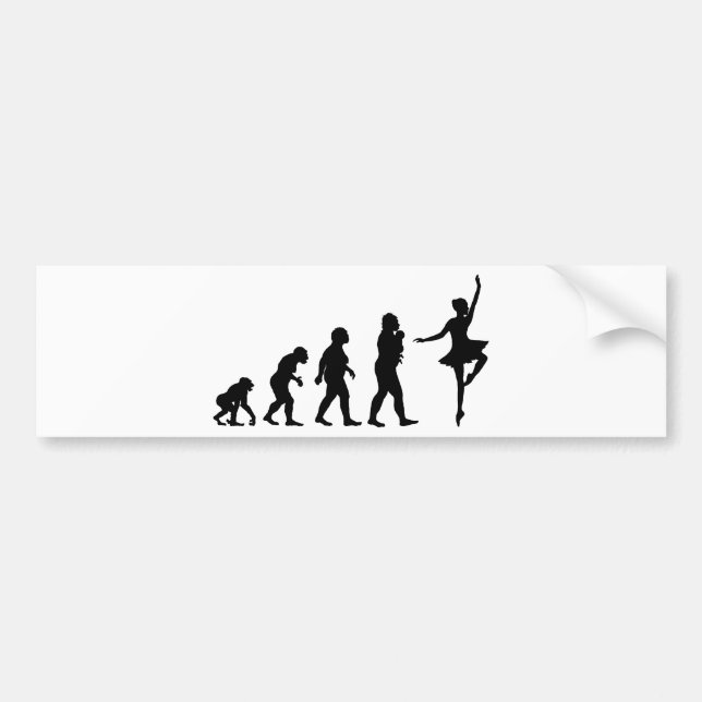 Autocollant De Voiture Danse de ballet (Devant)