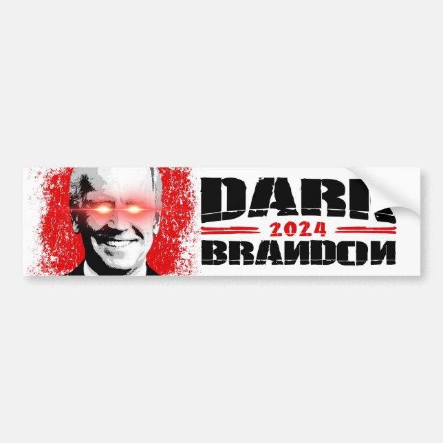 Autocollant De Voiture Dark Brandon 2024 (Devant)
