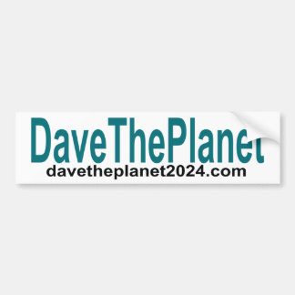 Autocollant De Voiture Dave le Sticker Planet Bumper