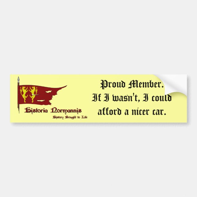 Autocollant de voiture de Normannis (Devant)