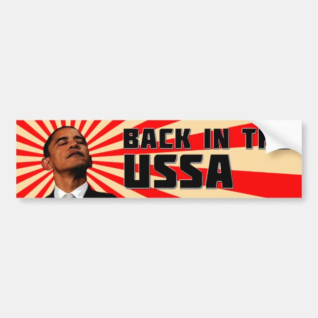 Autocollant De Voiture De retour dans le bumpersticker d'USSA (Devant)