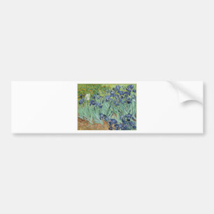 Autocollant De Voiture De Van Gogh toujours la vie : Vase avec des iris