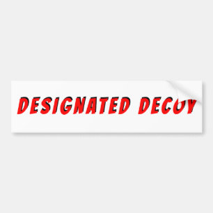 Autocollant De Voiture Décoie désignée