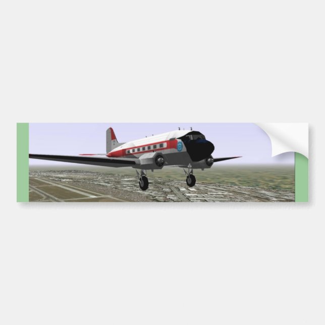 Autocollant De Voiture Décollage DC-3 (Devant)