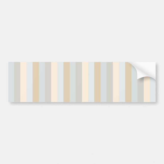 Autocollant De Voiture Décor Vertical Gris Doux (Devant)