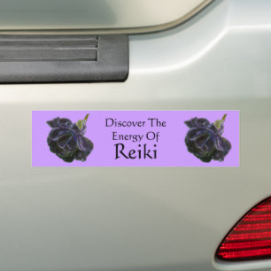 Autocollant De Voiture Découvrez l'énergie de Reiki Rose