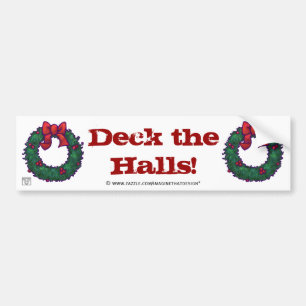 Autocollant De Voiture Découvrir les Halls Boughs de Holly