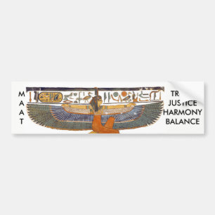 Autocollant De Voiture Déesse MA'AT d'Egypte antique