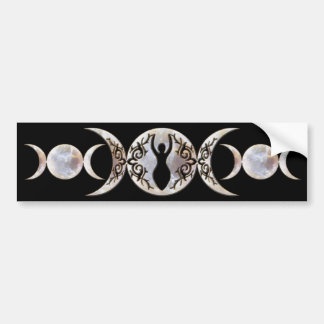 Autocollant De Voiture Déesse triple de pierre de la lune de lune