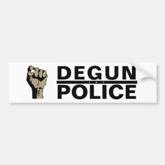 AUTOCOLLANT DE VOITURE DÉFENDRE LA POLICE