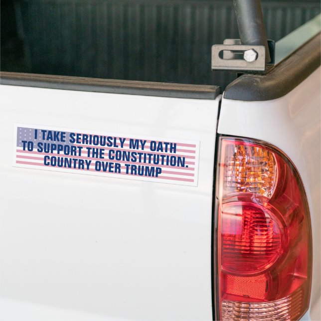 Autocollant De Voiture Défendre le pays de la Constitution contre le drap (Sur camion)