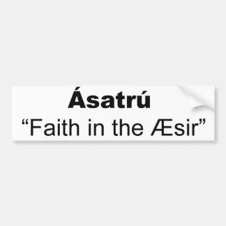 Autocollant De Voiture Définition d'Asatru