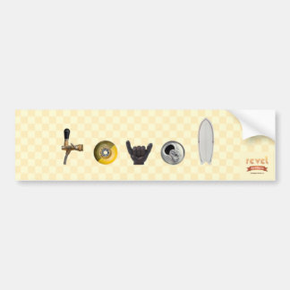 Autocollant De Voiture délectez-vous le pare-chocs de société de brassage