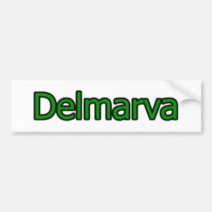 Autocollant De Voiture Delmarva Text Logo