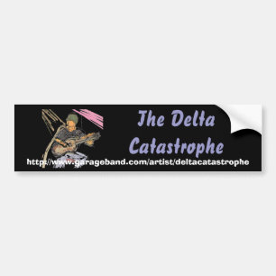 Autocollant De Voiture deltasketch2, la catastrophe de delta,