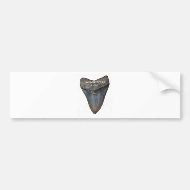 Autocollant De Voiture Dent de requin de Megalodon (Devant)