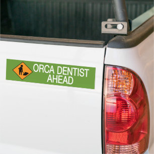 Autocollant De Voiture Dentiste Orca
